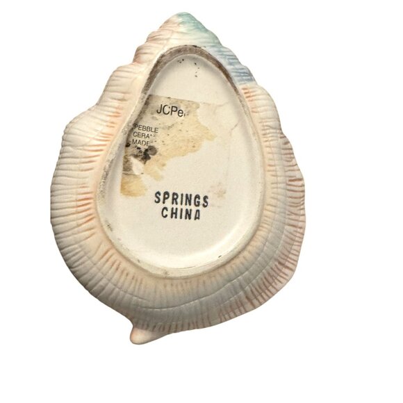 Vintage Springs China Cove Shell Soap Trinket Dish - Picture 7 of 7